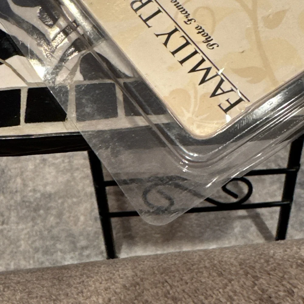 NEW Family Tree Photo Frame Display 9 Double Sided Hanging Frames Metal NOS - Picture 8 of 11